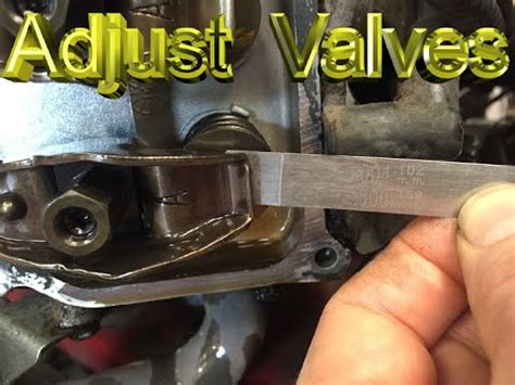 v twin valve seal adjustment